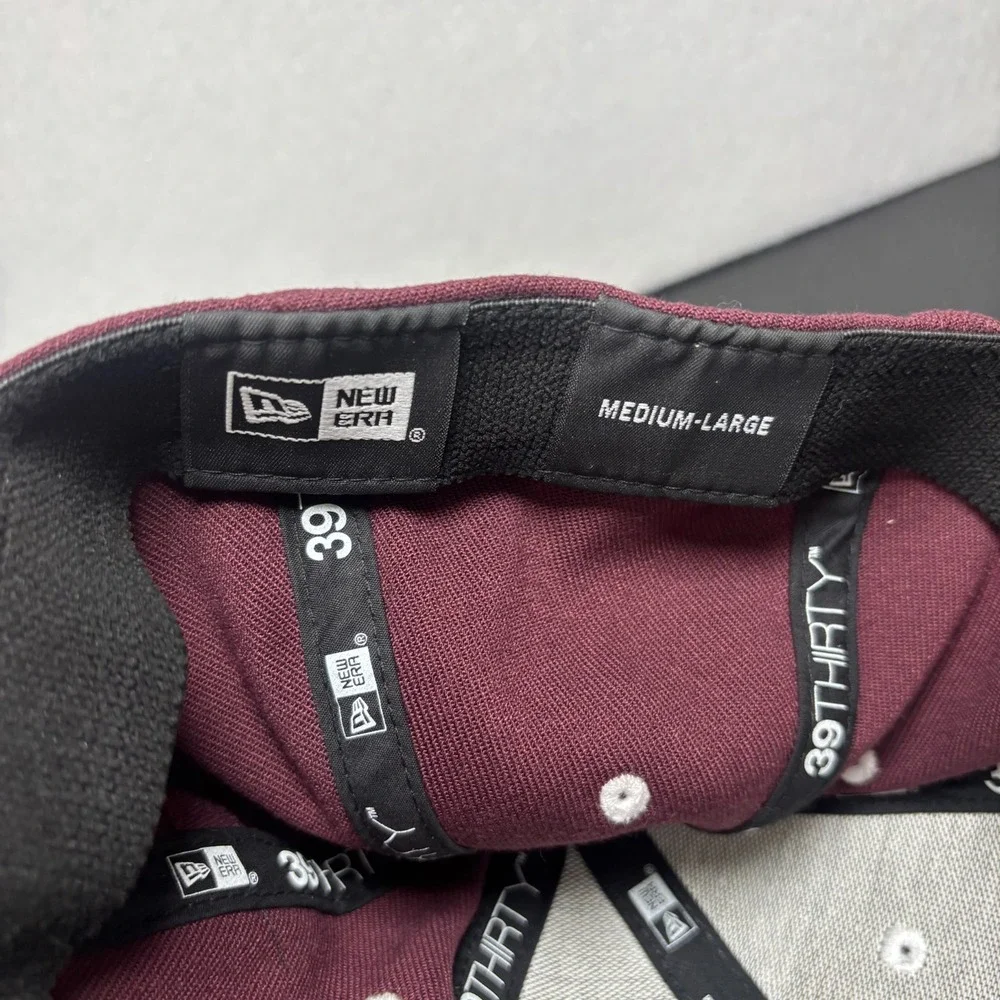 New Era St Annes Belfield School STAB Saints Fitted Hat Cap Maroon Size M/L VA